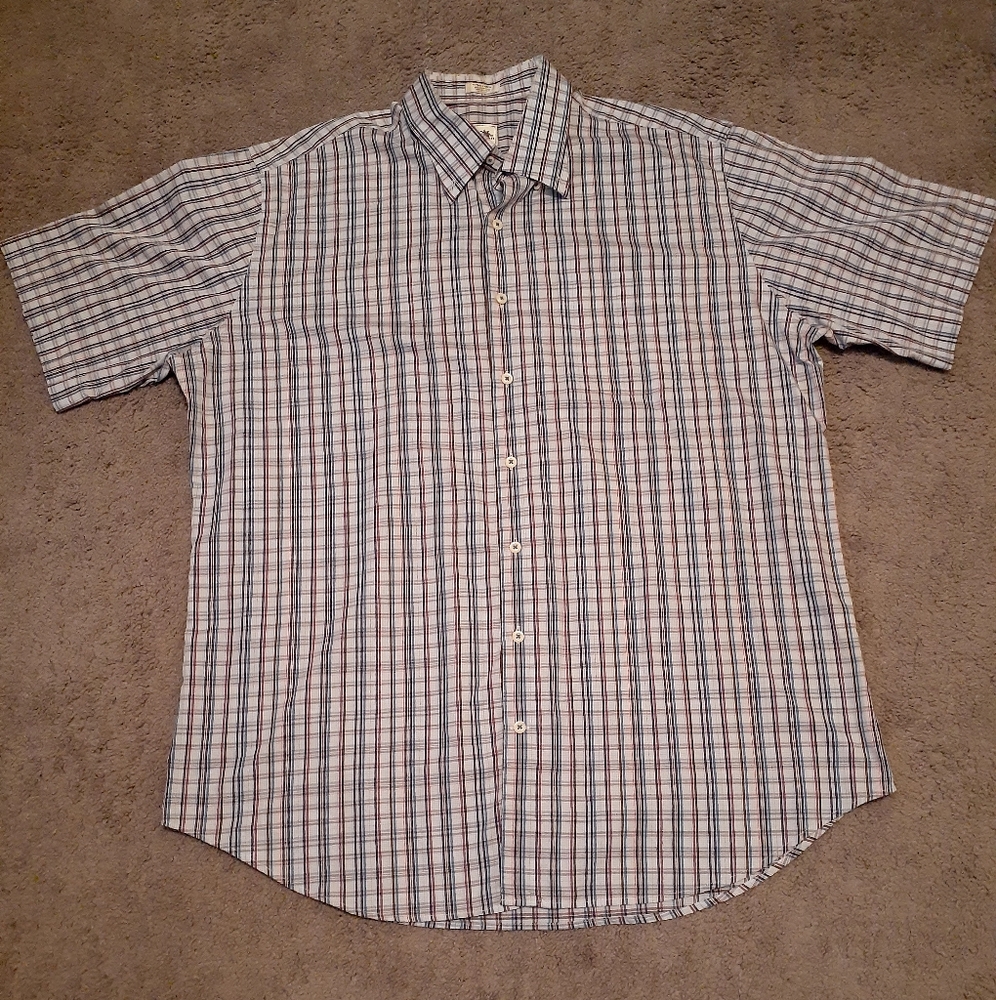 Peter Millar Men's Plaid Button Down Shirt Size X-Large - Clean